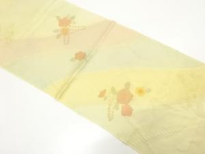 大特価品　未使用品　正絹　丹後ちりめん　金糸　帯揚げ